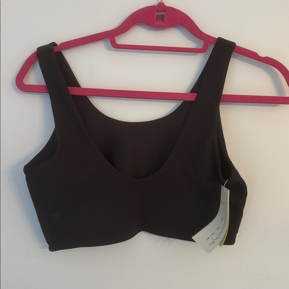 all in motion black Everyday Soft Scoopneck Medium Suppoet Sports Bra - Picture 5 of 5